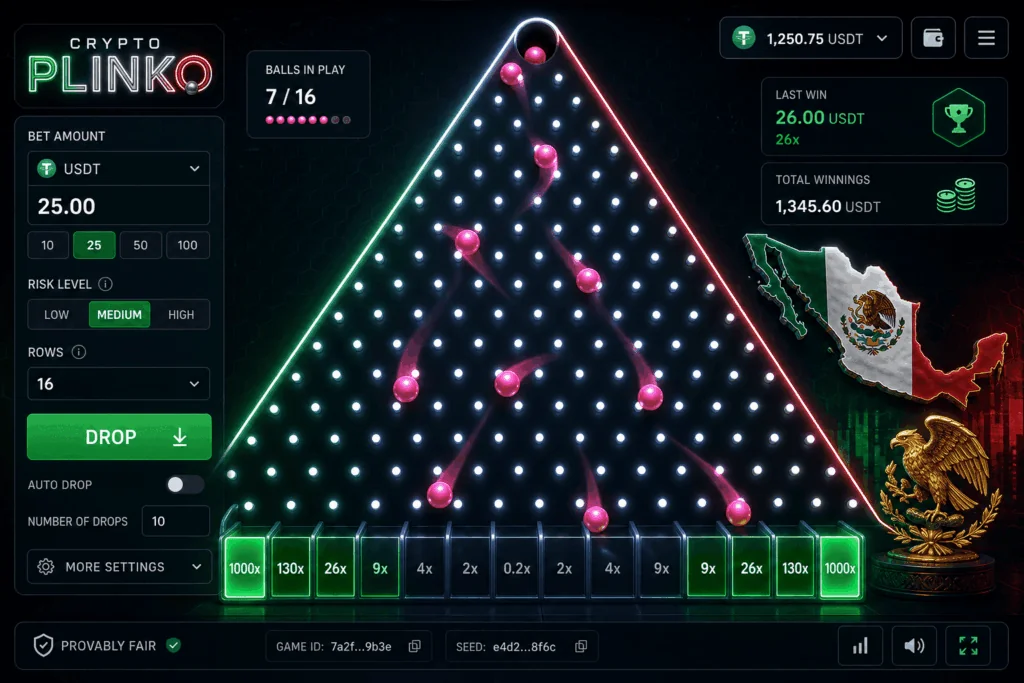 how to play plinko in Mexico